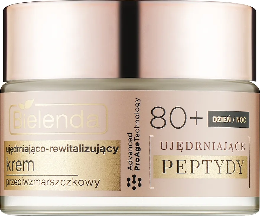 Bielenda Firming Peptides Advanced ProAge Technology Dnevna i noćna krema protiv bora za učvršćivanje i regeneraciju 80+