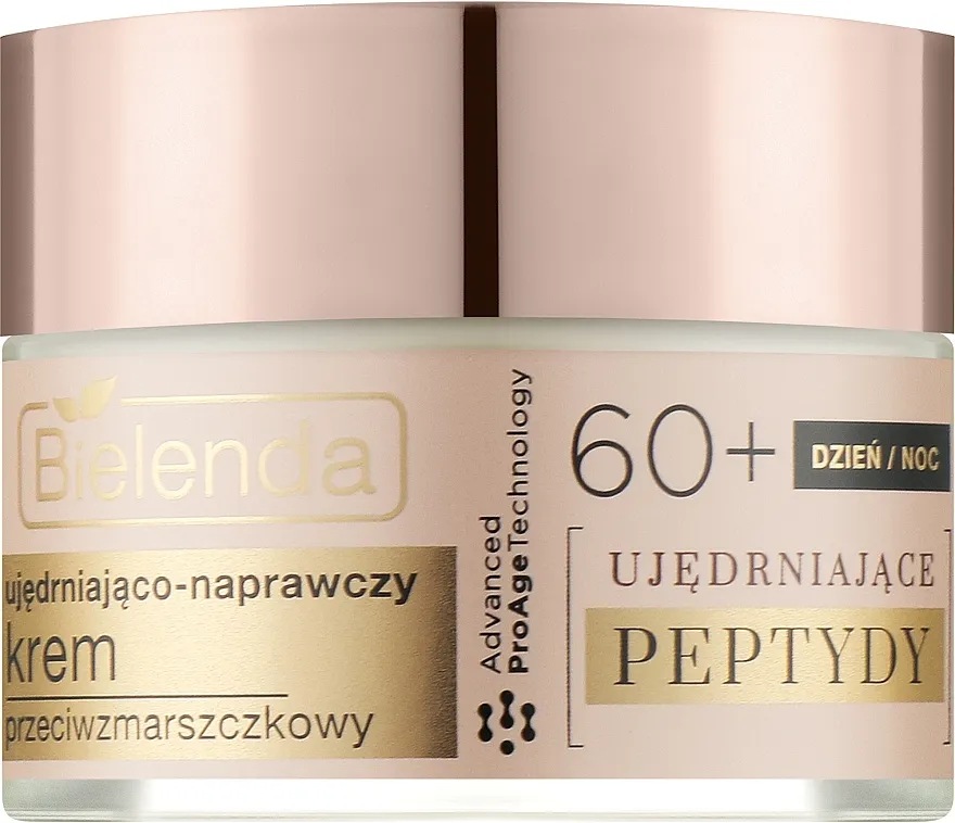 Bielenda Firming Peptides Advanced ProAge Technology Učvršćujuća i regenerirajuća dnevna i noćna krema protiv bora 60+
