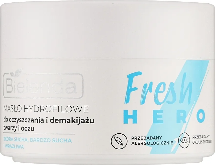Bielenda Fresh Hero Moisturizing And Soothing Hydrophilic Oil Hidratantno i umirujuće ulje za lice i oči za čišćenje i uklanjanje šminke