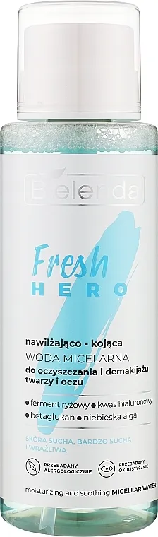 Bielenda Fresh Hero Moisturizing And Soothing Micellar Water Hidratantna i umirujuća micelarna voda