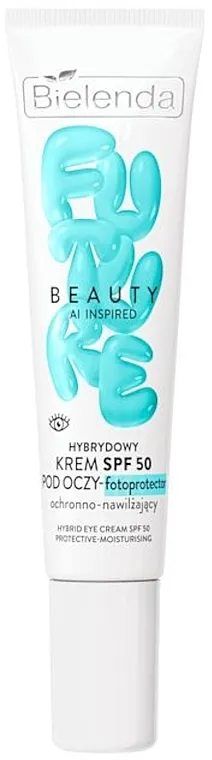 Bielenda Future Beauty Hybrid Eye Cream SPF 50 Protective Moisturising Hibridna krema za zaštitu od sunca za područje oko očiju
