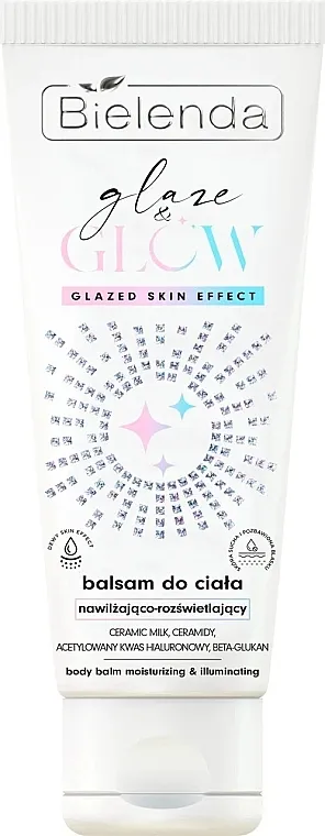 Bielenda Glaze &amp; Glow Body Balm Moisturizing &amp; Illuminating Hidratantni i posvetljujući balzam za telo