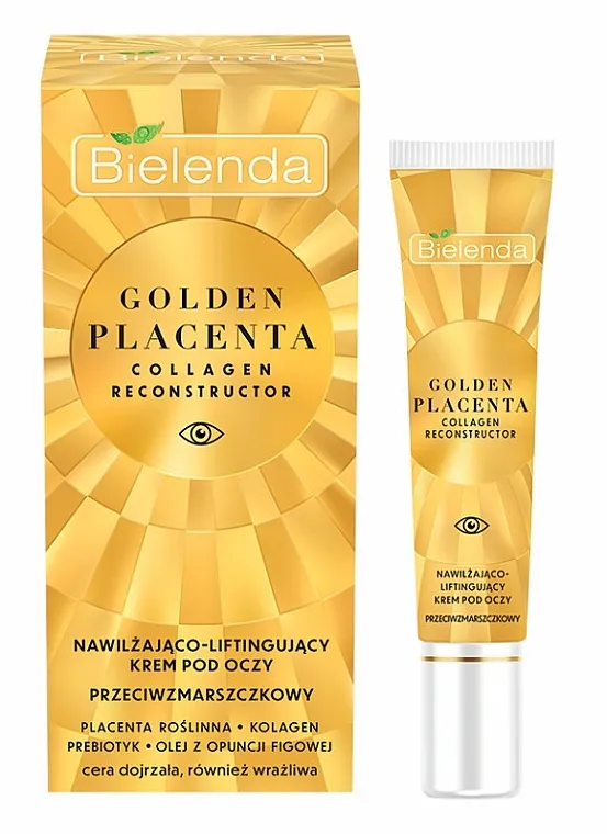 Bielenda Golden Placenta Collagen Reconstructor Hidratantna i učvršćujuća krema za područje oko očiju