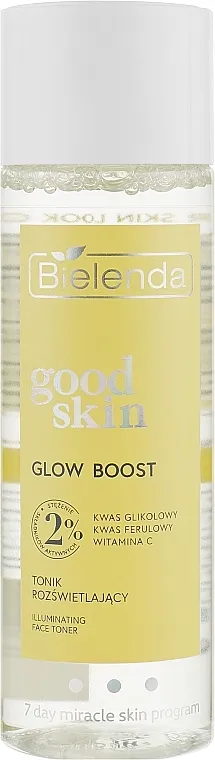 Bielenda Good Skin Glow Boost Illuminating Face Toner Svetleći tonik sa glikolnom kiselinom