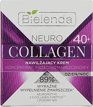Bielenda Neuro Collagen Moisturizing Anti-wrinkle Cream-concentrate 40+ Hidratantna krema-koncentrat protiv bora 40+