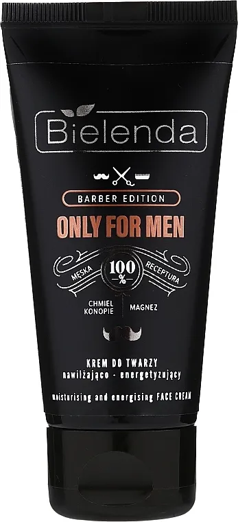 Bielenda Only For Men Barber Edition Moisturizing And Energizing Face Cream Hidratantna i tonirajuća krema za lice