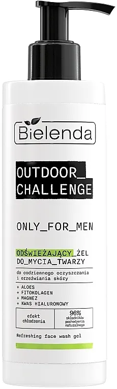 Bielenda Only For Men Outdoor Challenge Refreshing Face Wash Gel Osvježavajući gel za umivanje lica