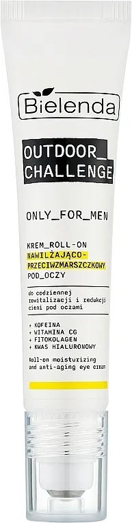 Bielenda Only For Men Outdoor Challenge Roll-On Moisturizing And Anti-Wrinkle Eye Cream Hidratantna krema protiv bora za predeo oko očiju