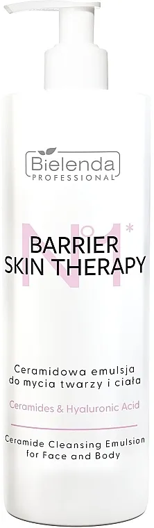 Bielenda Professional Barrier Skin Therapy Ceramide Cleansing Emulsion Ceramidska emulzija za umivanje lica i tela
