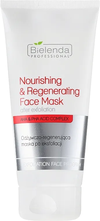 Bielenda Professional Exfoliation Face Program Nourishing And Regenerating Face Mask Revitalizirajuća hranjiva maska nakon eksfolijanta