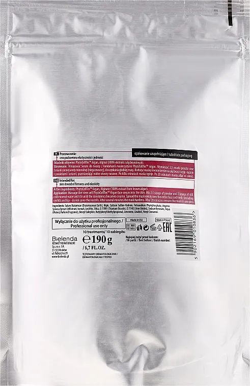 Bielenda Professional Face Algae Mask (refill) Alginatna maska za lice s matičnim stanicama