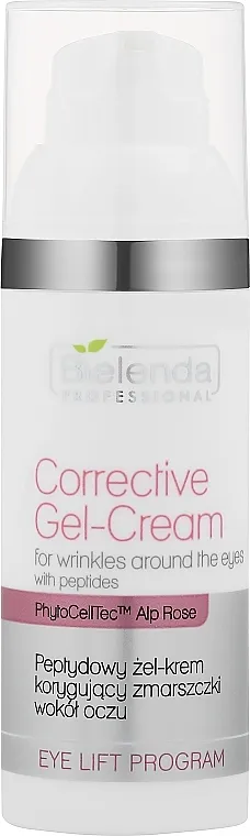 Bielenda Professional Face Program Anti-Aging Face Cream with Plant Stem Cells Kremasti gel za oči s korekcijom peptida