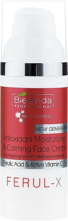 Bielenda Professional Ferul-X Antioxidant Moisturizing &amp; Calming Face Cream Antioksidativna hidratantna i umirujuća krema za lice