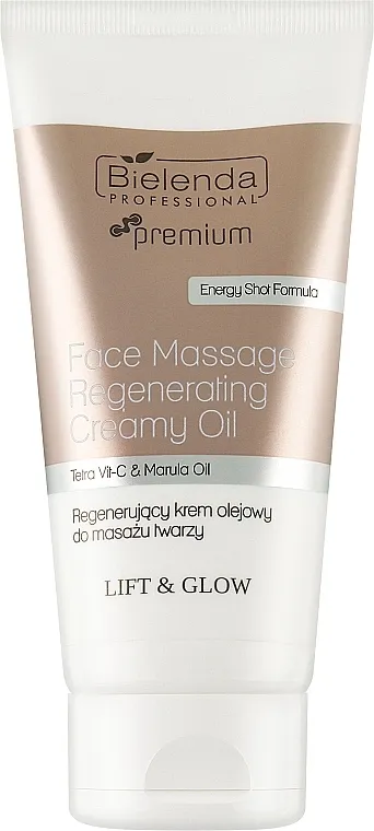 Bielenda Professional Lift &amp; Glow Face Massage Regenerating Creamy Oil Regenerativna uljana krema za masažu lica