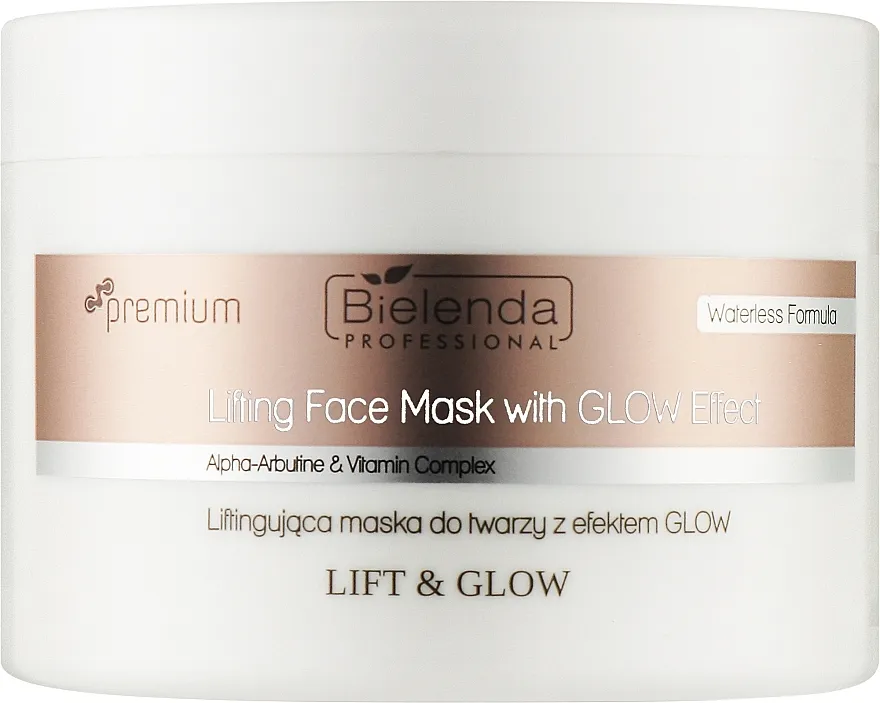 Bielenda Professional Lift &amp; Glow Lifting Powder Face Mask with Glow Effect Puderasta lifting maska za lice sa efektom posvetljavanja