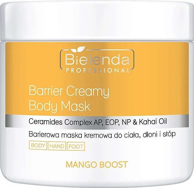 Bielenda Professional Mango Boost Barrier Creamy Body Mask Krem-maska „Barijera“ za telo