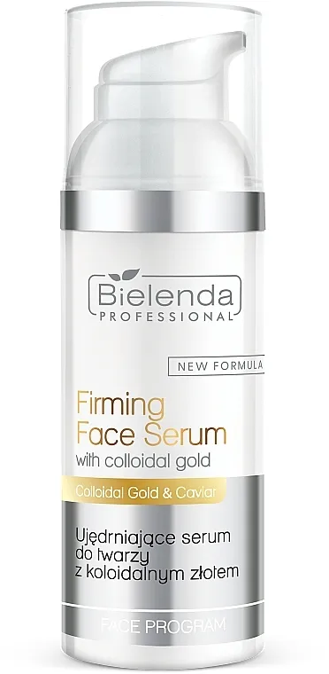 Bielenda Professional Program Face Firming Face Serum With Colloidal Gold Serum za učvršćivanje lica s koloidnim zlatom