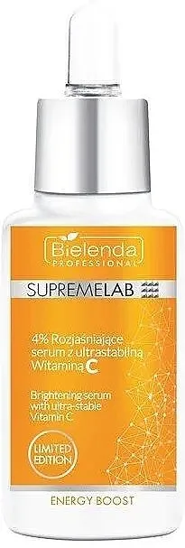 Bielenda Professional SupremeLab Energy Boost Serum Limited Edition Posvetljujući serum sa ultrastabilnim Vitaminom C