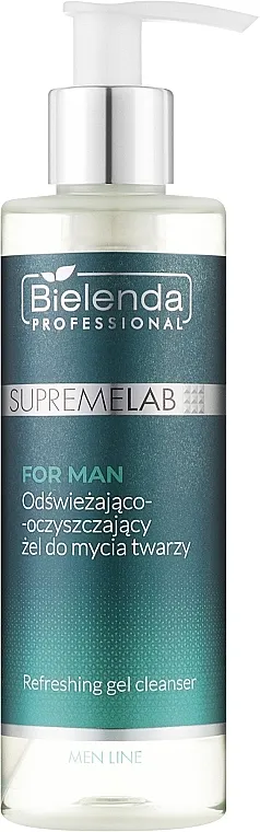 Bielenda Professional SupremeLab For Men Refreshing Gel Cleanser Osvežavajući gel za lice za muškarce