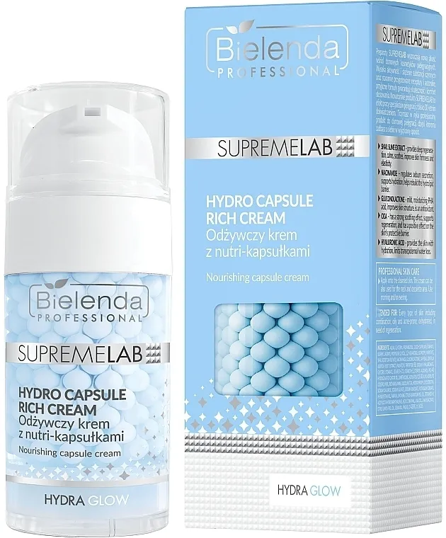 Bielenda Professional SupremeLab Hydra Glow Nourishing Capsule Cream Hranljiva krema sa nutri-kapsulama