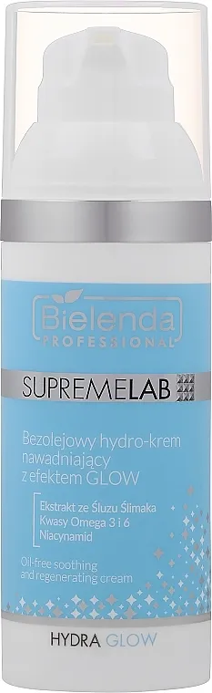 Bielenda Professional SupremeLab Hydra Glow Ulje-besplatna hidratantna hidrokrema sa efektom osvetljenja
