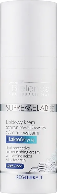 Bielenda Professional SupremeLab Lipid Protective And Nourishing Cream With Amino Acids &amp; Lactoferrin Lipidna zaštitna i hranljiva krema sa aminokiselinama i laktoferinom