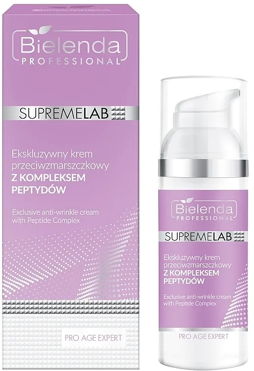 Bielenda Professional SupremeLab Pro Age Expert Ekskluzivna krema protiv bora s kompleksom peptida