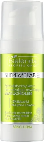 Bielenda Professional Supremelab Sebio Derm Normalizirajuća i hidratantna krema s bakuchiolom