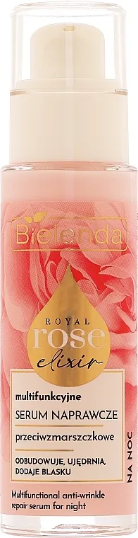 Bielenda Royal Rose Elixir Multifunctional Anti-Wrinkle Repair Serum For Night Noćni serum protiv bora