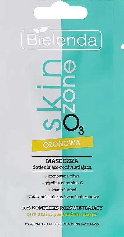 Bielenda Skin O3 Zone Oxygenating And Illuminating Face Mask Ozonska maska za kiseonika i osvetljivanje
