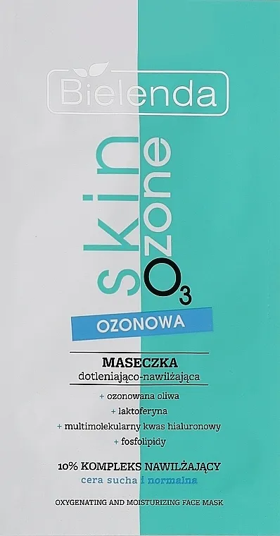 Bielenda Skin O3 Zone Oxygenating And Moisturizing Face Mask Ozona maska za oksigenaciju i hidrataciju