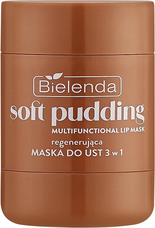 Bielenda Soft Pudding Vanilla Latte Regenerativna maska za usne 3 u 1 Vanila late