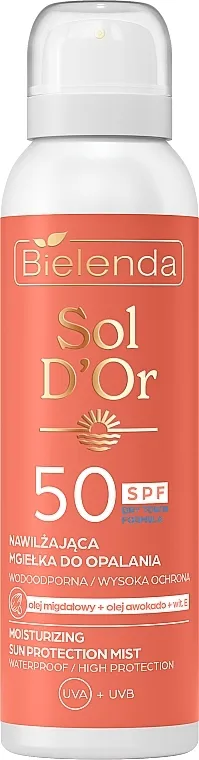 Bielenda Sol D'Or Moisturizing Sun Protection Mist SPF50 Sprej za zaštitu od sunca SPF50