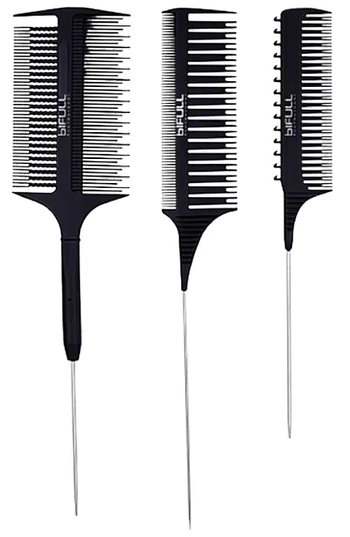 Bifull Professional Balayage Trio Comb (brush/3pcs) Set za farbanje tehnikom balajaž