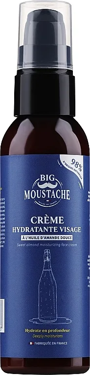 Big Moustache Sweet Almond Moisturizing Face Cream Hidrantna krema za lice