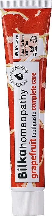 Bilka Homeopathy Grapefruit Toothpaste Homeopatska pasta za zube "Grejpfrut"