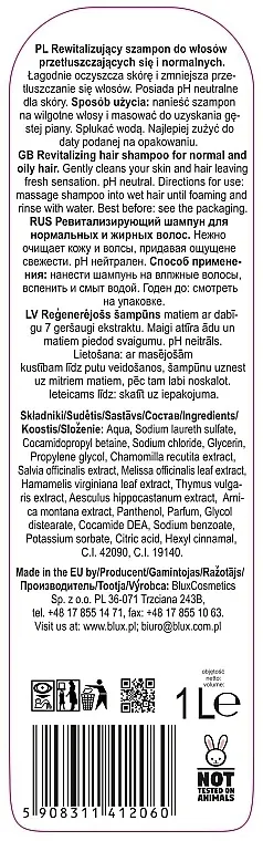 BILO Revitalizirajući šampon za normalnu i masnu kosu