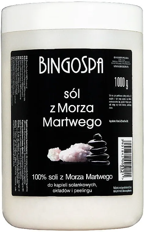 BingoSpa 100% Salt From The Dead Sea 100% sol iz Mrtvog mora
