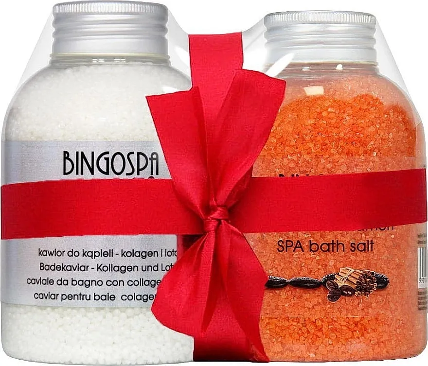BingoSpa Bath Salt (b/salt/600g + b/salt/380g) Set