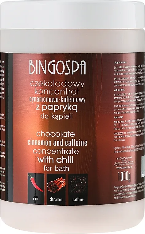 BingoSpa Chocolate Cinnamon and Coffeine Concentrate For Bath Čokoladni koncentrat za kupku "Cimet i kofein"