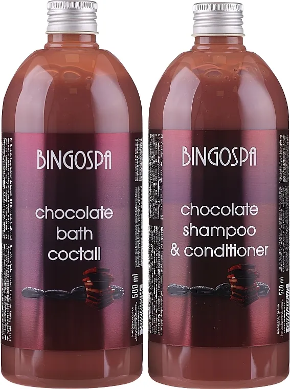 BingoSpa Chocolate Set (bath/foam/500ml + shm/500ml) Poklon set