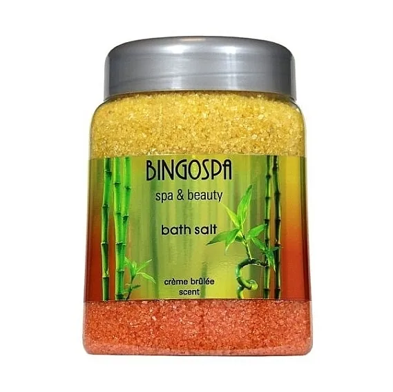BingoSpa Creme Brulee Bath Salt So za kupanje sa mirisom krem brulea