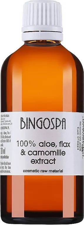 BingoSpa Ekstrakt aloe, lana i kamilice 100%