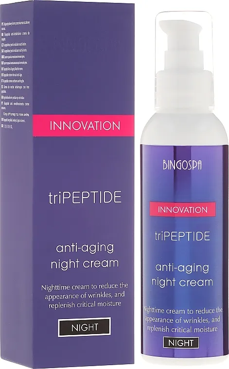 BingoSpa Innovation TriPeptide Anti-Aging Night Cream Noćna krema protiv bora sa tri peptida