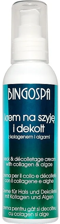BingoSpa Krema za vrat i dekolte s kolagenom i algama