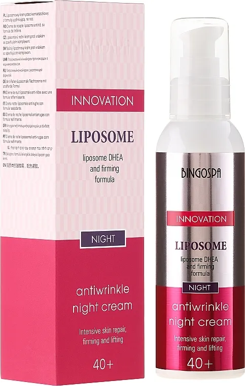 BingoSpa Liposome Antiwrinkle Night Cream 40+ Noćna krema protiv starenja s formulom za učvršćivanje
