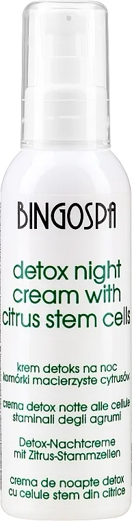 BingoSpa Noćna krema s matičnim stanicama citrusa