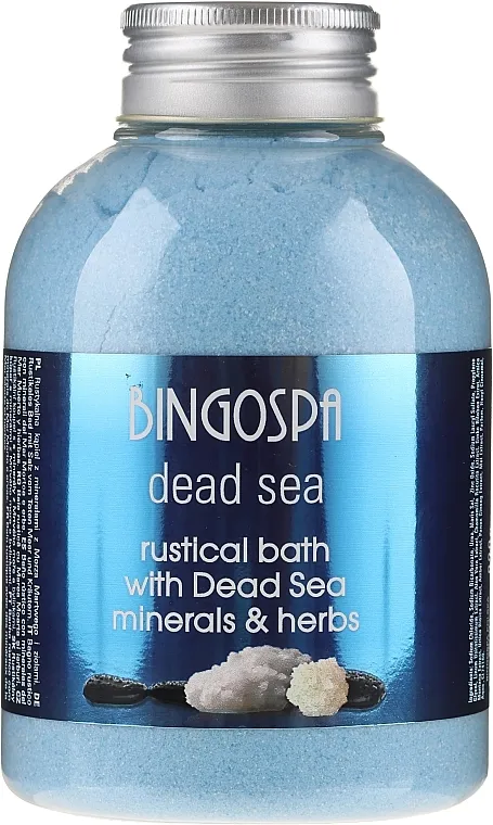 BingoSpa Rustical Bath With Dead Sea Minerals And Herbs Sol za kupanje s mineralima i biljem Mrtvog mora