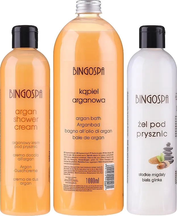 BingoSpa (sh/cr/300ml + show/gel/300ml + bubble bath/1000ml) Set