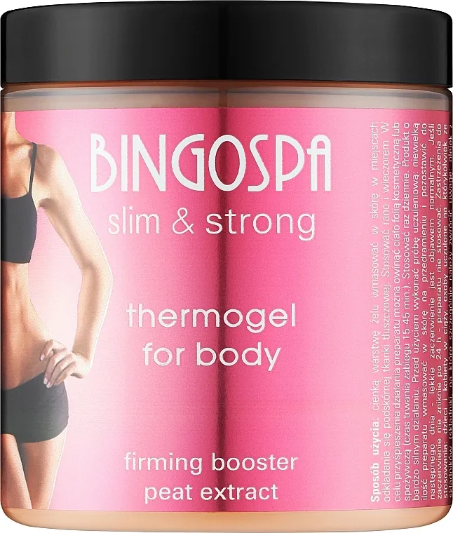 BingoSpa Slim &amp; Strong Thermogel For Body Firming Booster Peat Extract Termalni gel s učvršćujućim kompleksom i blatom